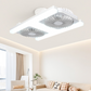 Moderni 2-in-1-LED-kattotuuletinvalaisin