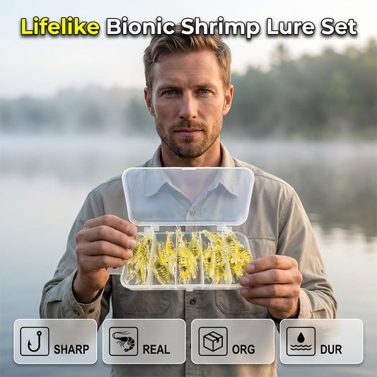 Bionic Shrimp -pehmouistinsetti kalastuksee