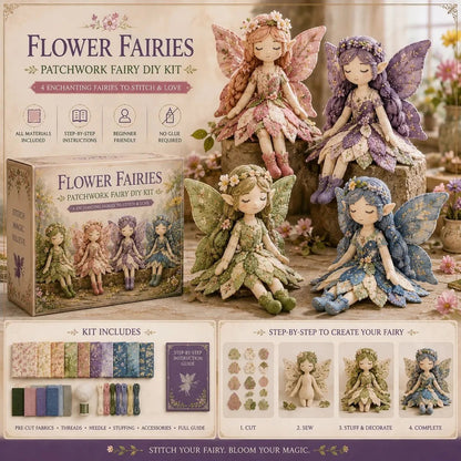🧵Fairy Patchwork -tee-se-itse-kokoelma