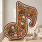 Puinen nuottipuzzle