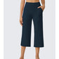 👖 50 %:N PIKATARJOUS! ✨ Naisten cropped-housut – kätevät sivutaskut, hengittävät, tyylikäs ja minimalistinen leikkaus, 6 väriä, koot S–2XL
