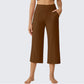 👖 50 %:N PIKATARJOUS! ✨ Naisten cropped-housut – kätevät sivutaskut, hengittävät, tyylikäs ja minimalistinen leikkaus, 6 väriä, koot S–2XL