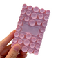 Joustava silikoninen puhelinteline imukupilla