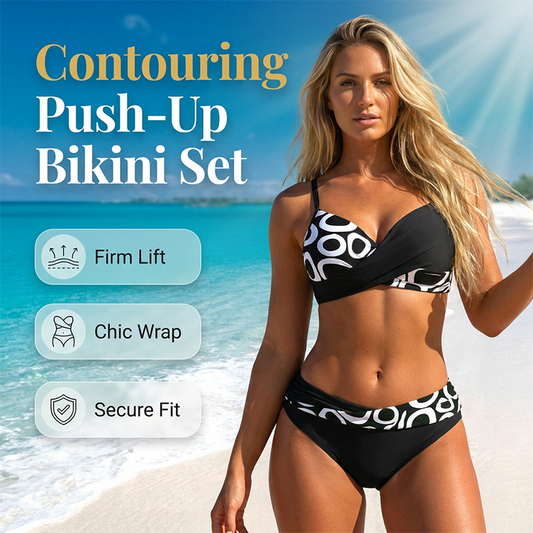 Naisten push-up-bikinisetti, kaksiosainen