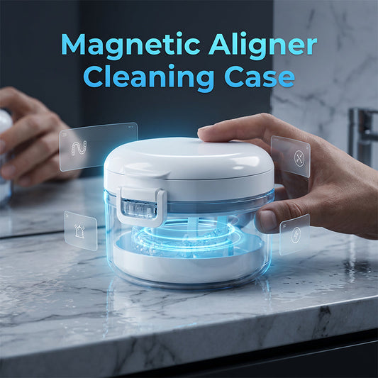 Magneettinen oikomishoidon puhdistuskotelo