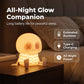 Halloween-aiheinen silikoninen kallo-yövalo, kosketusohjauksella